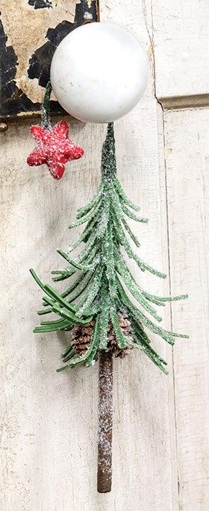 Snowy Shooting Star Mini Tree Ornament - The Fox Decor